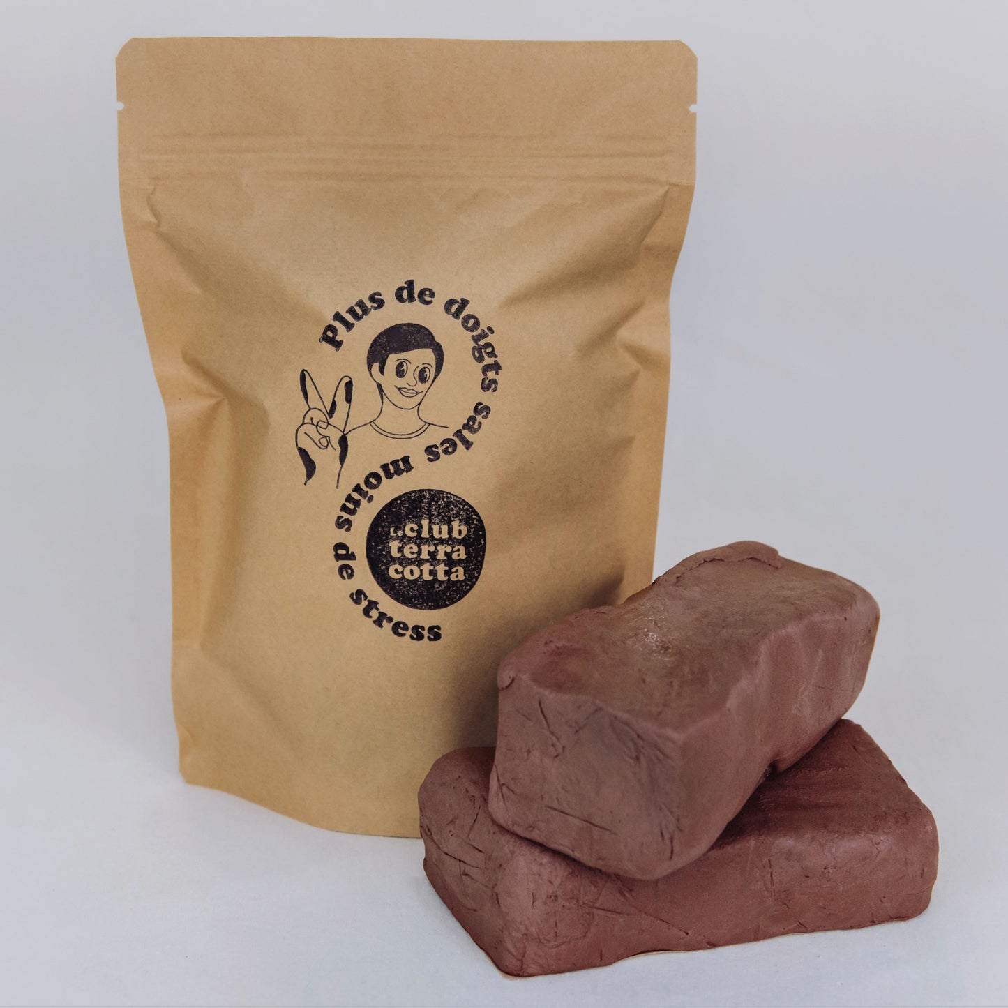 Club terracotta | Argile sans cuisson qui sèche à l'air | Produit du Québec